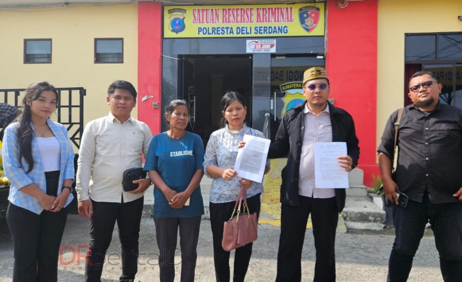 Sartika boru Silalahi Laporkan Penyidik Polresta Deliserdang ke Bareskrim Polri