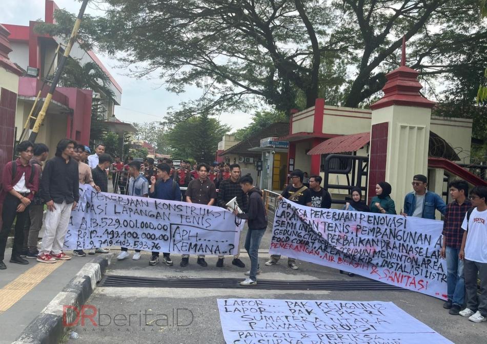 Proyek Lapangan Tenis Unimed Dilaporkan ke Polda Sumut: Selisih Nilai Kontrak 22 Persen