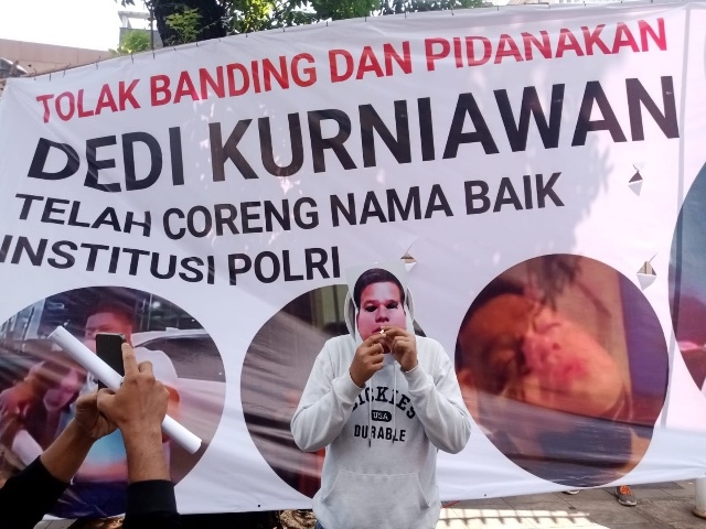 Protes Lanjutan, Kapolri Didesak Tolak Banding Kompol DK dan Proses Pidana Segera