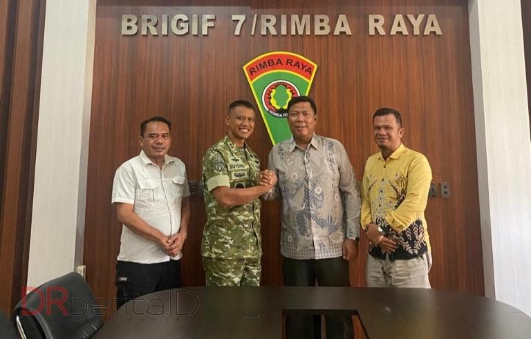 Fabem Sumut Bertemu Brigif 7/RR Bawa Program Desa Bersih Narkoba dan KDMP