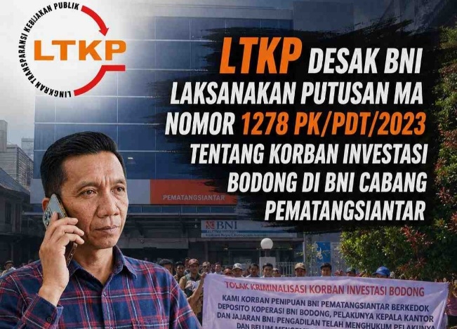 BNI Belum Jalankan Putusan Mahkamah Agung Terhadap 15 Nasabah Cabang Pematangsiantar