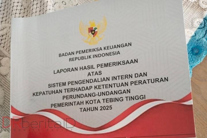 BPK RI Beri WTP ke Pemko Tebingtinggi, Tapi Ada 60 Temuan Disejumlah OPD