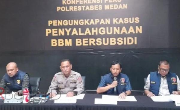 Polisi Tangkap 16 Tersangka dari 9 Kasus BBM Bersubsidi di Kota Medan