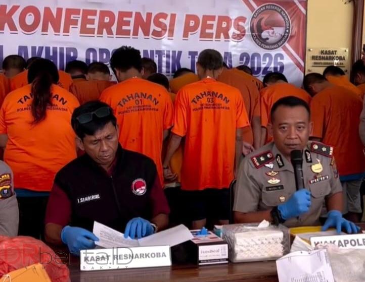 Polres Pematangsiantar Operasi Antik Toba 2026 Tangkap 7 Tersangka Sesuai Target Operasi