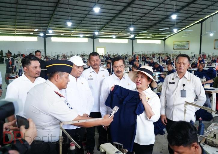 Menteri Imipas Dampingi Titiek Soeharto Lihat Nusakambangan Jadi Sentra Ketahanan Pangan