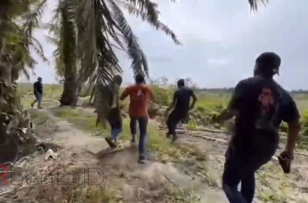 Polisi Tangkap Pelaku Sabu dari Aceh ke Jakarta di Perkebunan Sawit Jalan Tol Asahan