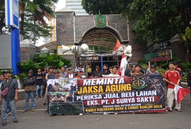 Laporan Jual Beli Lahan Eks HGU PT. Karet Mas ke PT. J Surya Sakti di Labura Diterima Kejaksaan Agung