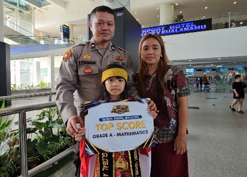 Caroline Cicilia Nababan, Anak Polisi Labuhanbatu Peraih Medali Emas ASMC 2026 Malaysia