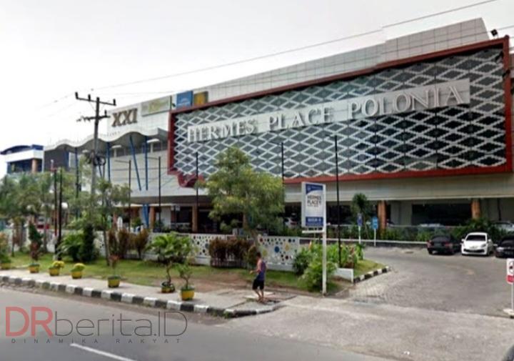 Dinas SDABMBK Kota Medan Didesak Bongkar Taman Depan Hermes Place Polonia