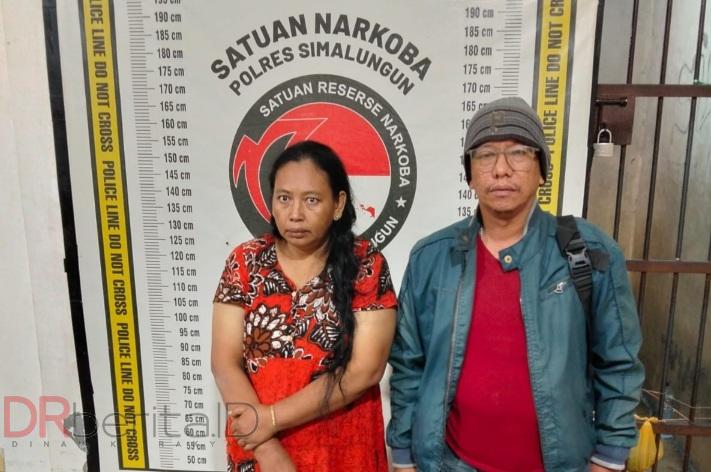 Wanita Pengedar Narkoba di Nagori Sei Torop Ditangkap Polisi Hingga Tertusuk Duri Sawit