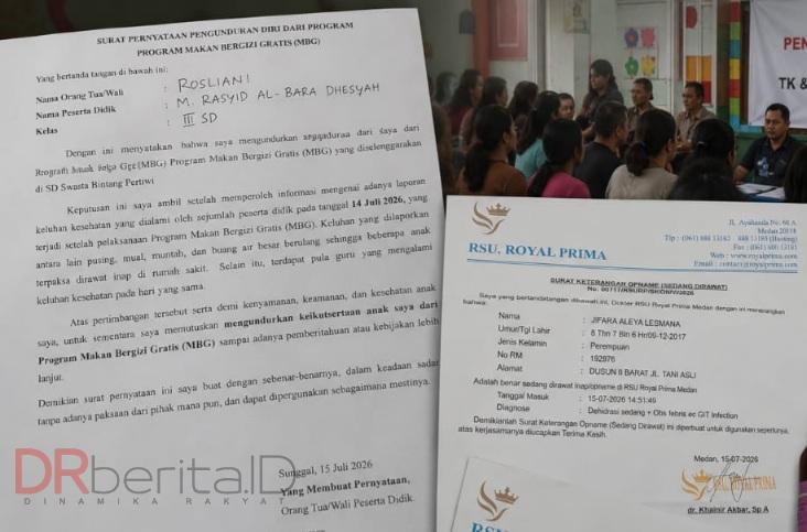 Puluhan Murid TK dan SD di Deli Serdang Disuruh Mundur dari Program MBG