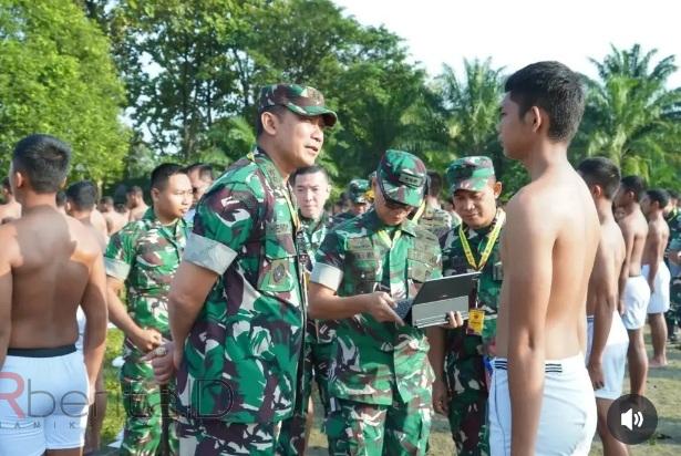 678 Caba PK TNI AD Bukit Barisan Ikuti Tahapan Seleksi Pusat