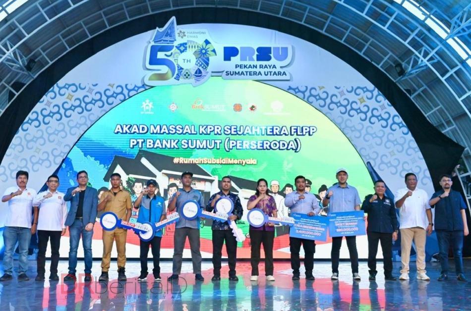 Bank Sumut Wujudkan Impian Masyarakat Miliki Rumah melalui Akad Massal KPR Sejahtera FLPP