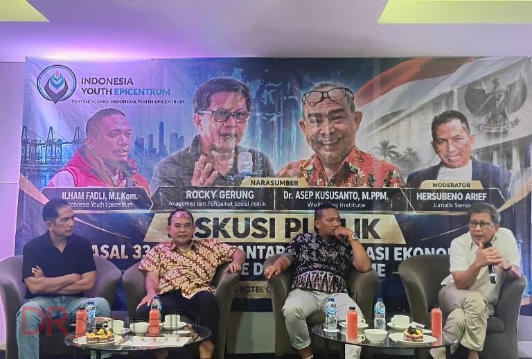 Soal Ekonomi Nasional, Rocky Gerung Ingatkan Mahasiswa dan Aktivis Demo Pakai Otak