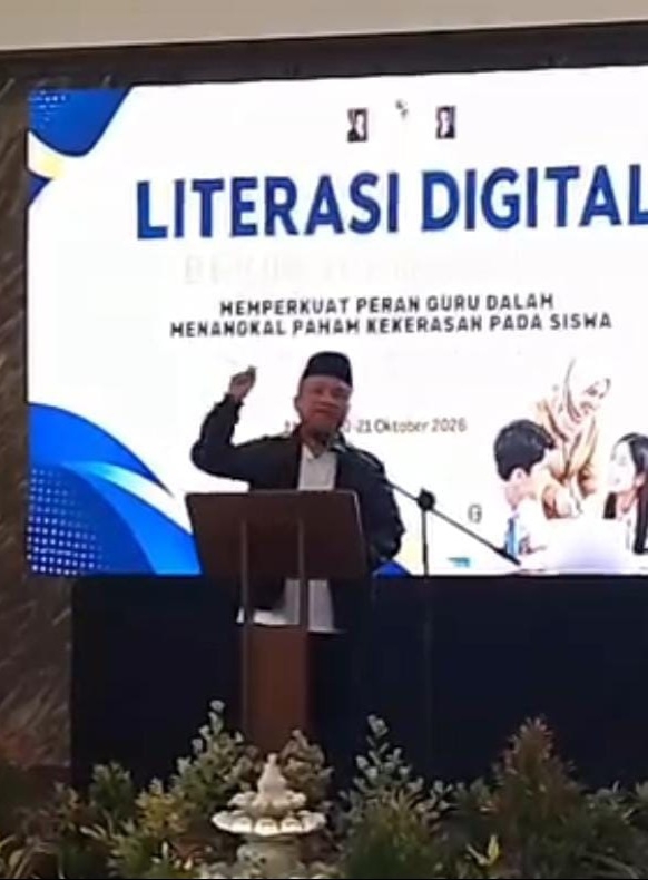 Sugiat Santoso Urai 3 Ranah Pendidikan  di Forum Literasi Digital BNPT