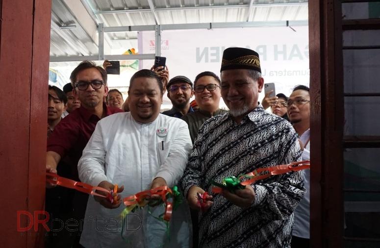Senator Muhammad Nuh Resmikan Rumah Singgah Pasien Kolaborasi FOZ Sumut